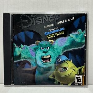 Disney Pixar Monsters Inc Scare Island PC CD-ROM Game Kids Interactive